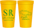 Personalized Wedding 22 oz Stadium Cups - Jamaica | 530