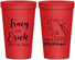 Personalized Wedding 22 oz Stadium Cups - Martinique | 532