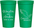 Personalized Wedding 22 oz Stadium Cups - Mexico | 534
