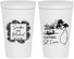 Personalized Wedding 22 oz Stadium Cups - St Lucia | 541