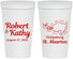 Personalized Wedding 22 oz Stadium Cups - St Maarten | 542