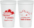 Personalized Wedding 22 oz Stadium Cups - Turks And Caicos | 547