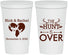 Personalized Wedding 22 oz Stadium Cups - The Hunt Is Over | 554