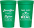 Personalized Wedding 22 oz Stadium Cups - Just Got Real | 557