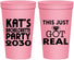 Personalized Bachelorette 22 oz Stadium Cups - This Just Got Real | 60013