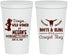 Personalized Bachelorette 22 oz Stadium Cups - Boots And Bling | 60023