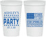 Personalized Bachelorette 22 oz Stadium Cups - Star Spangled Hammered | 60025