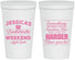 Personalized Bachelorette 22 oz Stadium Cups - Something Borrowed | 60028