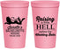 Personalized Bachelorette 22 oz Stadium Cups - Raising A Little Hell | 60030