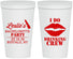 Personalized Bachelorette 22 oz Stadium Cups - I Do Drinking Team | 60031