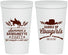 Personalized Bachelorette 22 oz Stadium Cups - Saddle Up Cowgirls | 60045