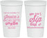 Personalized Bachelorette 22 oz Stadium Cups - Cant Sip With Us | 60050