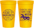 Personalized Bachelorette 22 oz Stadium Cups - Mardi Gras | 60055