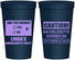Personalized Bachelorette 22 oz Stadium Cups - Caution | 60082