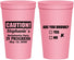 Personalized Bachelorette 22 oz Stadium Cups - Drunk Yes Or No | 60083
