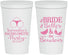 Personalized Bachelorette 22 oz Stadium Cups - Brides Bells Boudoir | 60085