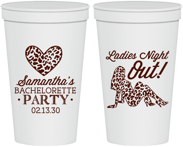 Personalized Bachelorette 22 oz Stadium Cups - Ladies Night Out | 60086