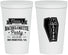 Personalized Bachelorette 22 oz Stadium Cups - Rip Single Life | 60095
