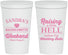 Personalized Bachelorette 22 oz Stadium Cups - Raising A Little Hell | 60108