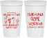 Personalized Bachelorette 22 oz Stadium Cups - Lets Get Wasted | 60119