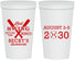 Personalized Bachelorette 22 oz Stadium Cups - Last Swing Before Ring | 60127