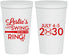Personalized Bachelorette 22 oz Stadium Cups - Last Swing Before Ring | 60128