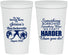 Personalized Bachelorette 22 oz Stadium Cups - Something Borrowed | 60132