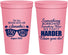Personalized Bachelorette 22 oz Stadium Cups - Something Borrowed | 60133