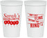 Personalized Bachelorette 22 oz Stadium Cups - Last Fling Before Rings | 60140
