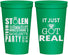 Personalized Bachelorette 22 oz Stadium Cups - Just Got Real | 60141