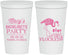 Personalized Bachelorette 22 oz Stadium Cups - Lets Get Flocked Up | 60143
