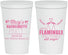 Personalized Bachelorette 22 oz Stadium Cups - Lets Flamingle Still Single | 60144