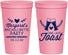 Personalized Bachelorette 22 oz Stadium Cups - One Last Toast | 60147