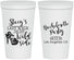 Personalized Bachelorette 22 oz Stadium Cups - Last Walk Wild Side | 60148