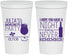 Personalized Bachelorette 22 oz Stadium Cups - Night Never Remember | 60160