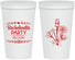 Personalized Bachelorette 22 oz Stadium Cups - Flowers | 60174
