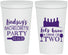 Personalized Bachelorette 22 oz Stadium Cups - Wine Drink Or Two | 60178