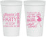 Personalized Bachelorette 22 oz Stadium Cups - Drink The Night Away | 60182