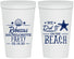 Personalized Bachelorette 22 oz Stadium Cups - Beach | 60183