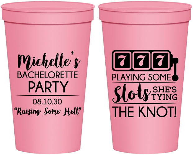 Personalized Bachelorette 22 oz Stadium Cups - Las Vegas | 60195