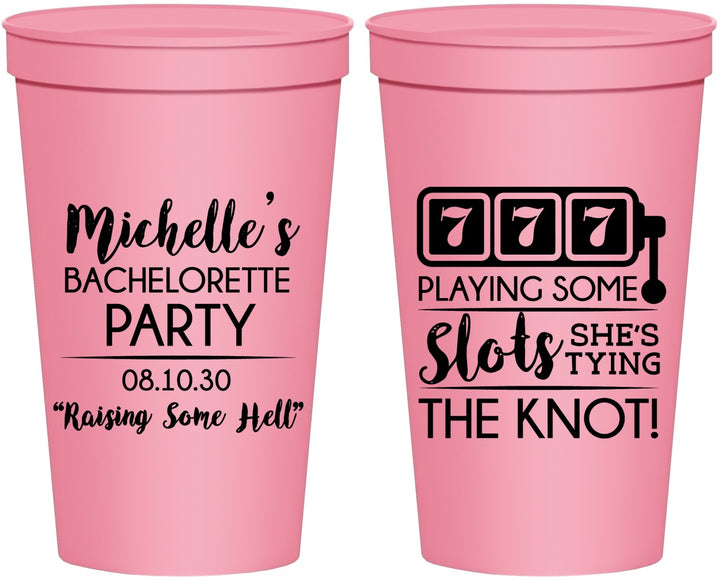 Personalized Bachelorette 22 oz Stadium Cups - Las Vegas | 60195