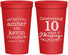 Personalized Anniversary 22 oz Stadium Cups - 10 Years Of Marriage | 80000