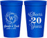 Personalized Anniversary 22 oz Stadium Cups - Cheers To 20 Years | 80001