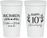 Personalized Anniversary 22 oz Stadium Cups - 10th Wedding | 80010