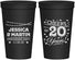 Personalized Anniversary 22 oz Stadium Cups - Cheers To 20 Years | 80011