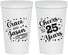 Personalized Anniversary 22 oz Stadium Cups - Cheers To 25 Years | 80012