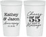 Personalized Anniversary 22 oz Stadium Cups - Cheers To 55 Years | 80018