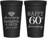 Personalized Anniversary 22 oz Stadium Cups - 60th Wedding | 80019