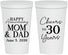 Personalized Anniversary 22 oz Stadium Cups - Cheers To 30 Years | 80023