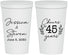 Personalized Anniversary 22 oz Stadium Cups - Cheers To 45 Years | 80026